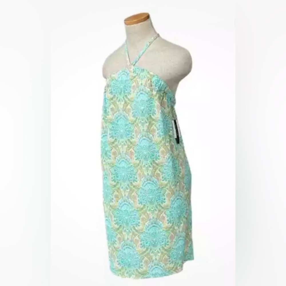 O’Neill dress XL summer spring, summer pattern, aqua blue festival NWT